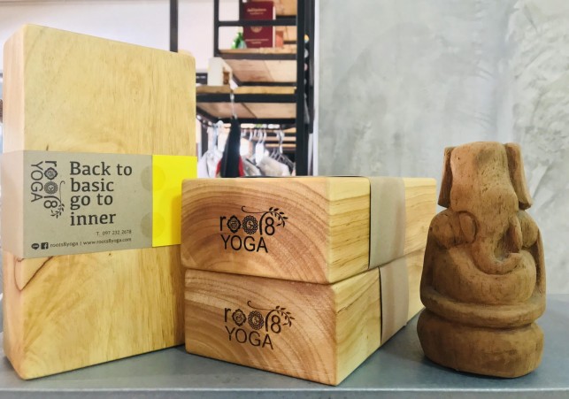 บล็อกไม้โยคะ / Yoga wooden block